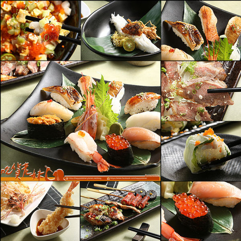 吃貨老妹【天母鱗漁場】台北市士林區種類超多的高級日本料理，神人級的主廚化身成食物藝術家