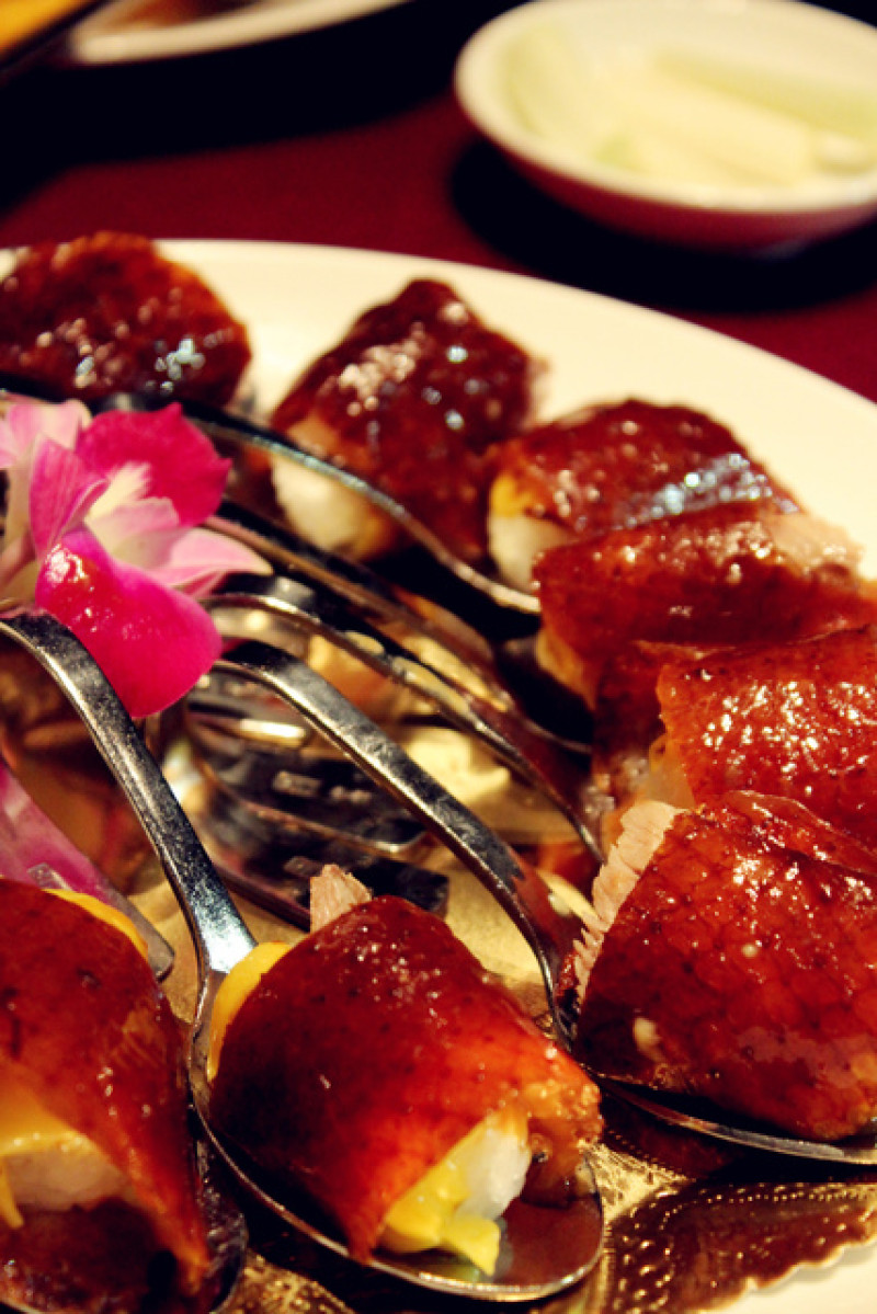 宜蘭【櫻桃鴨也可以做握壽司？】蘭城晶英酒店 紅樓中餐廳 