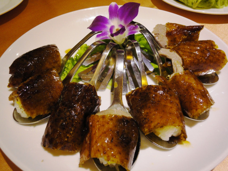【食記】好吃第一名的烤櫻桃鴨~蘭城晶英~紅樓中餐廳