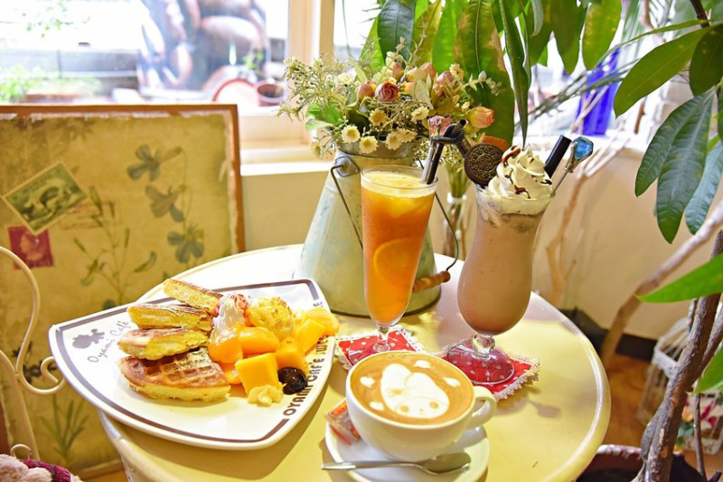 Oyami cafe ll 西門町咖啡廳、法式法式鄉村風格，打造少女心中的夢幻童話，獨立包廂用餐不被打擾又安全，是防疫安心餐廳 ! 餐點好吃、環境舒服，是聚餐的好選擇。