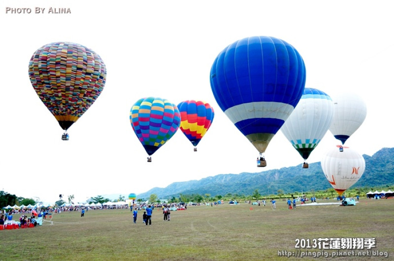 [ 遊記 ] 2013花蓮翱翔季 - 我終於克服懼高症搭上了熱氣球~跟我一起飛高高!
