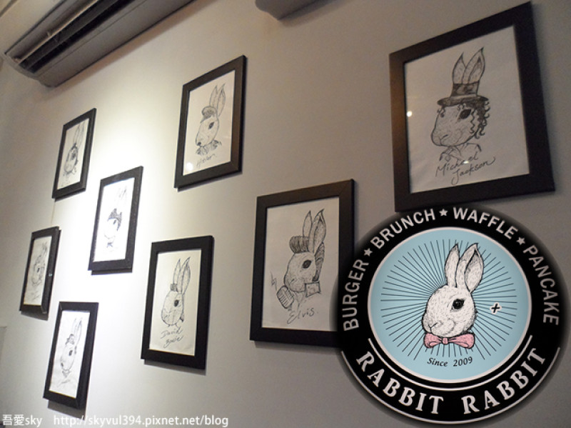 【台中】兔子兔子 美式餐廳-可愛文青+美式漢堡=?