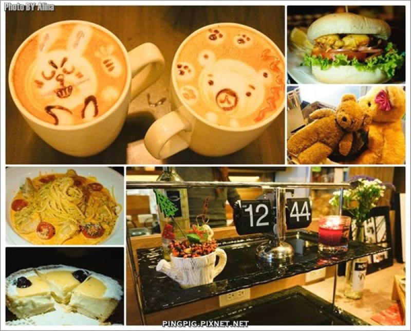 [ 食記 ] 台北南京東路 Tutti Cafe圖比咖啡 - 超萌多款咖啡拉花可愛到捨不得喝!