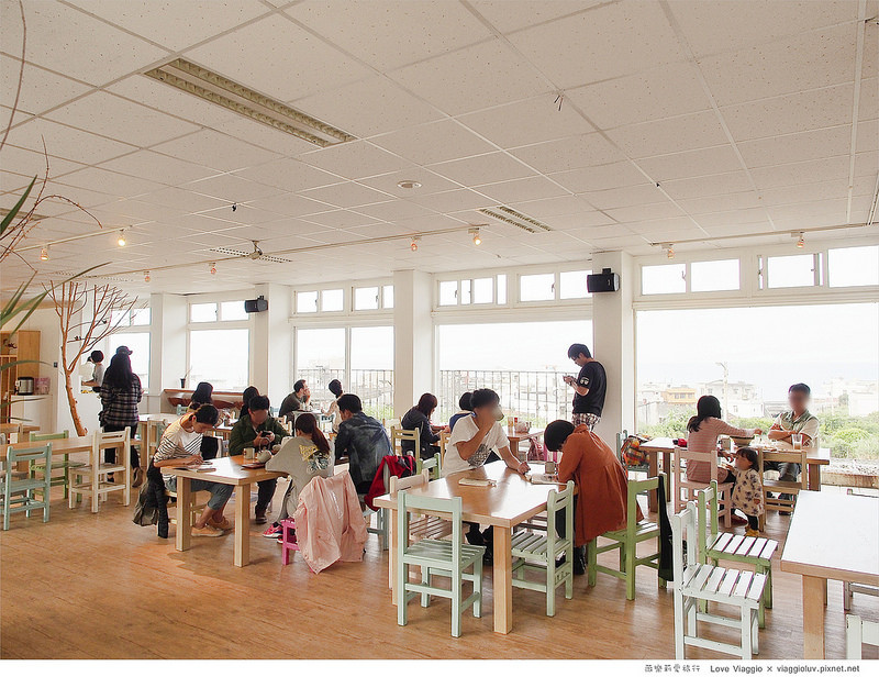 【台北 Taipei】白日夢Tea & Cafe 北海岸石門眺望療癒海景 國小教室改建咖啡館