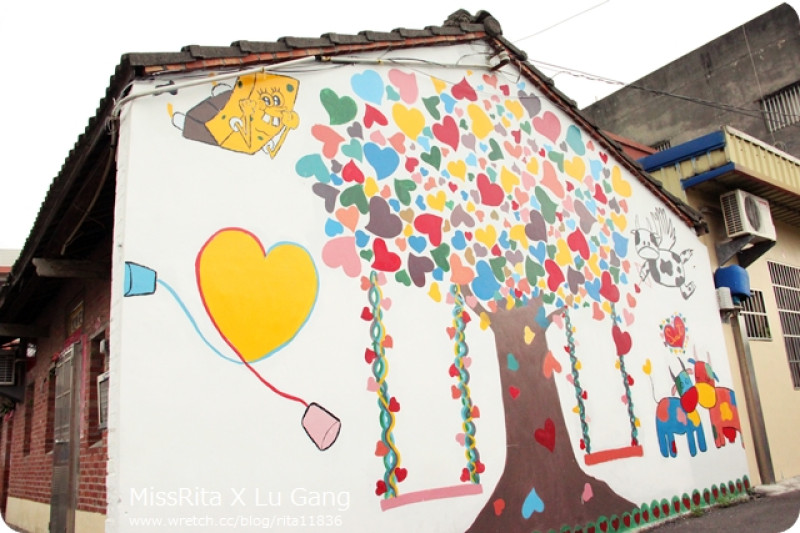 《遊玩》鹿港福寶彩繪社區，體驗簡單的鄉村童趣