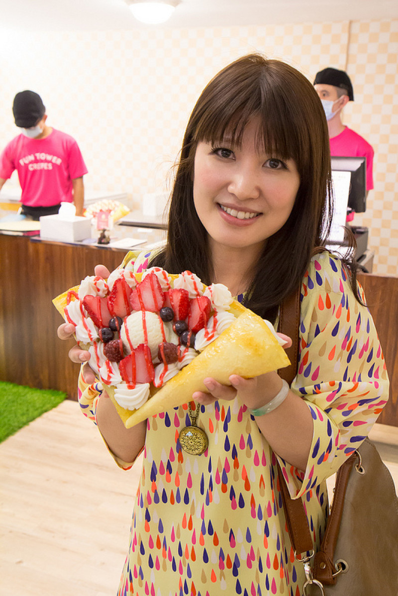 [美食] 台南 Fun Tower日式可麗餅 日本複製回台的好滋味，從瑞豐夜市轉戰台南了!