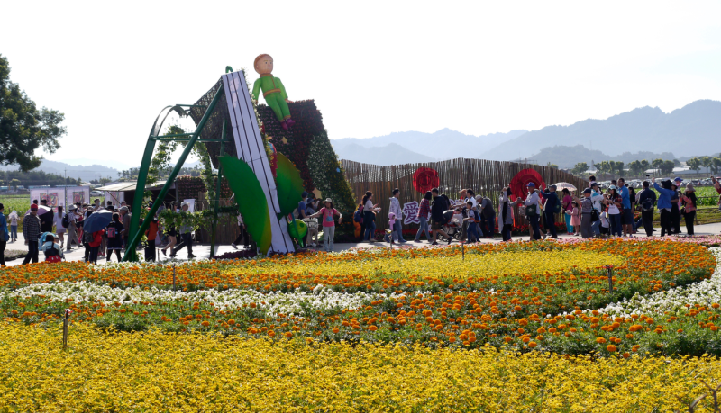 台中/新社花海的第14年，結合「國際花毯節」與「農業博覽會」四大主題漂亮登場