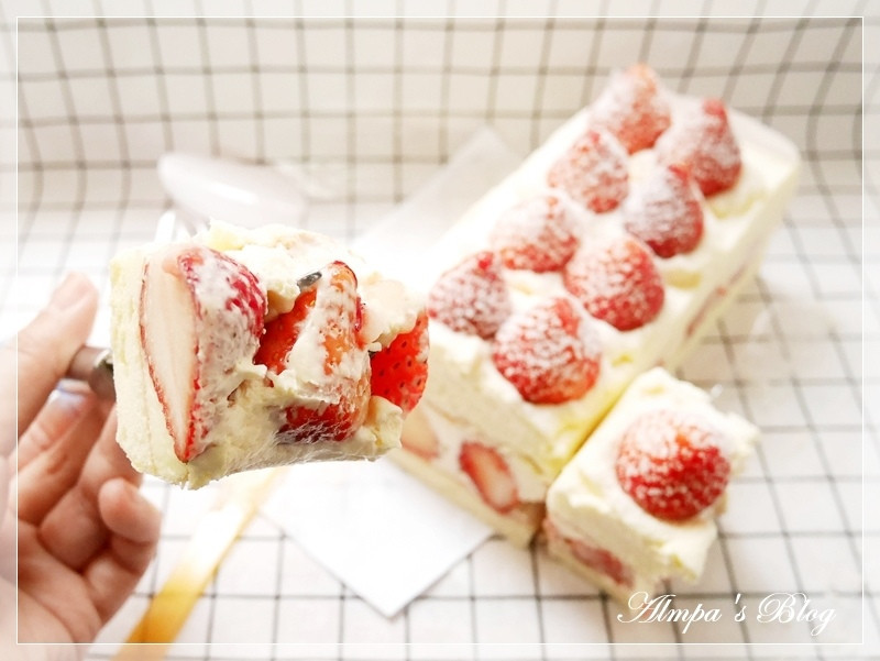 草莓控注意♥ 季節限定的超人氣團購 郃嘉烘焙坊-北海道雙層草莓蛋糕