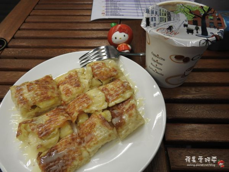 台南永康‧早餐新選擇,泰不一樣的香蕉煎餅~「橘象 泰早安」