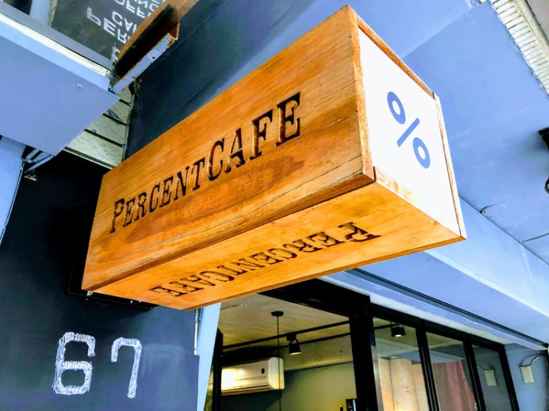 【新北】板橋｜Percent CAFE %。心中滿分咖啡館，巷弄間的秘密基地
