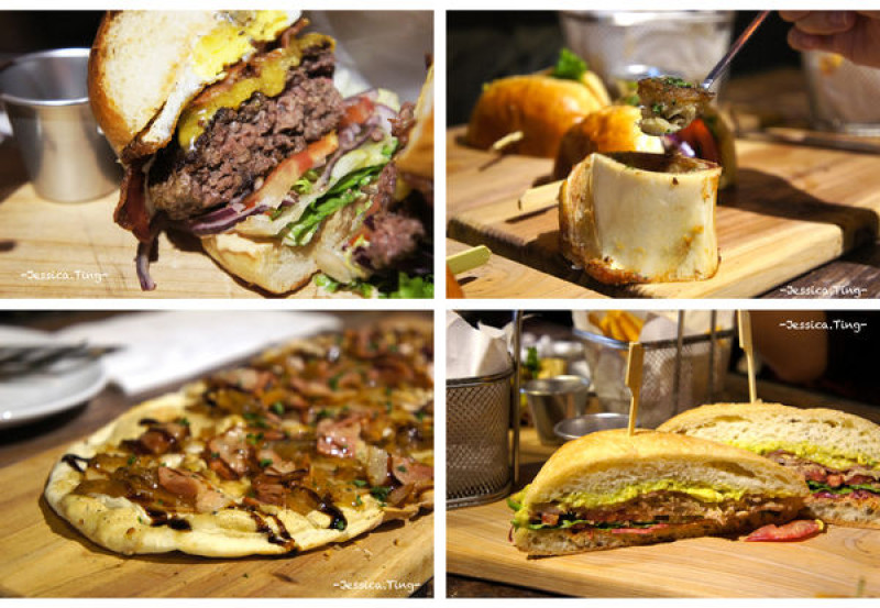 《食記》臺北信義區。B!NG繽(BING) - 來自舊金山藍帶主廚的新美式料理 別家吃不到的烤牛髓漢堡！！