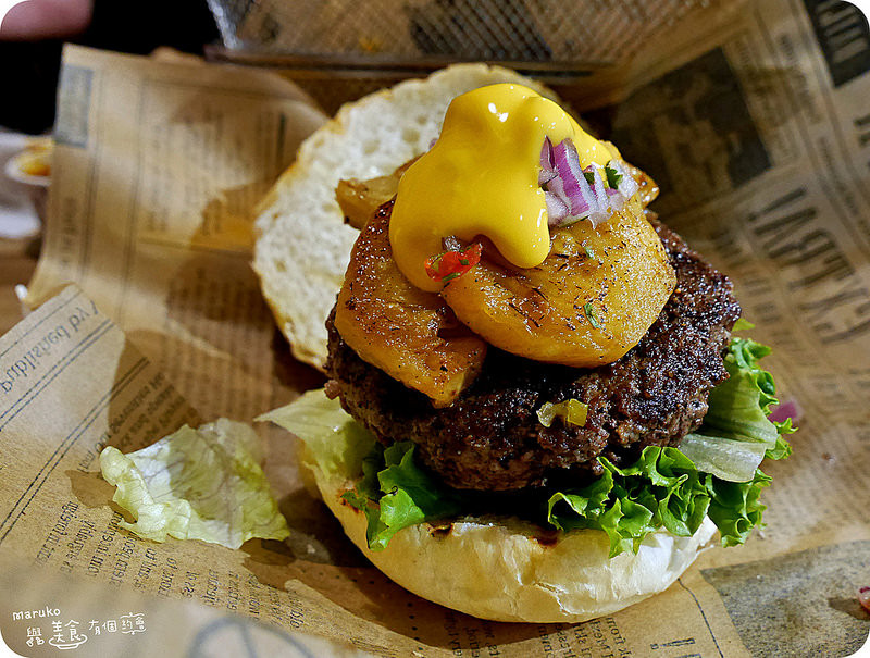 【美式餐廳】屬於自己的超多配料個性漢堡自己做Burger Ray。台北東區商圈