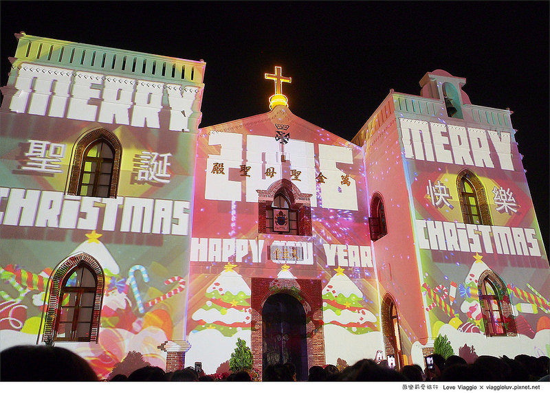 【屏東 Pingtung】2015萬金耶誕季3D光雕投影秀 台灣最古老萬金教堂感受耶誕氣氛