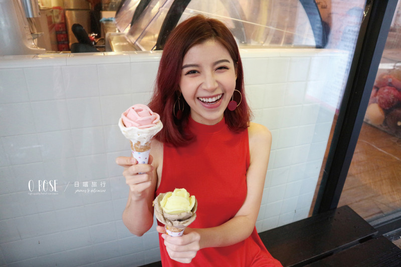 【台北大安│O Rose 法式天然高品質冰淇淋】來自花都的浪漫 花朵冰淇淋