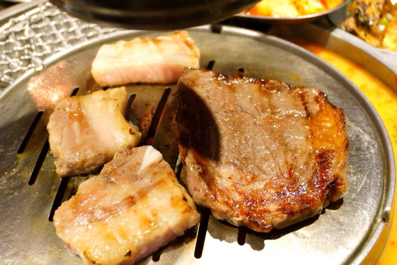 韓式烤肉 新麻蒲海鷗台灣一號店 沒有想像中驚豔