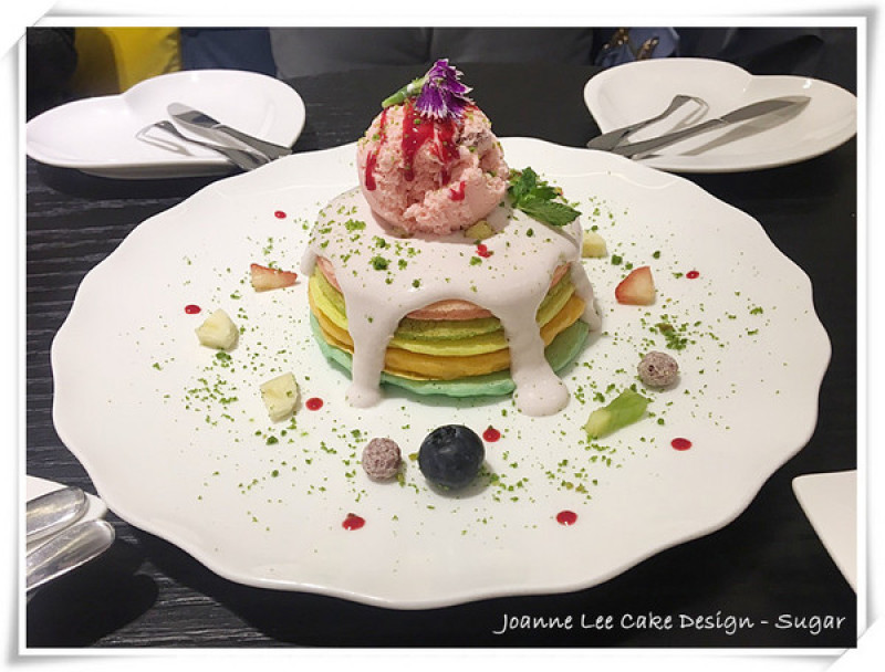 【食-台北大安區】隱藏版彩虹鬆餅，繽紛的少女甜點 - Joanne Lee Cake Design        
      