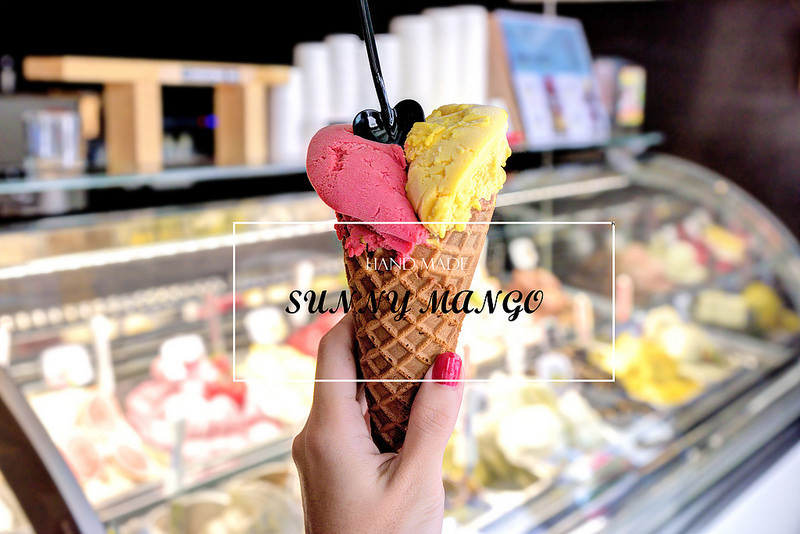 台南光芒果子，義式冰淇淋碰上台灣在地水果好新鮮