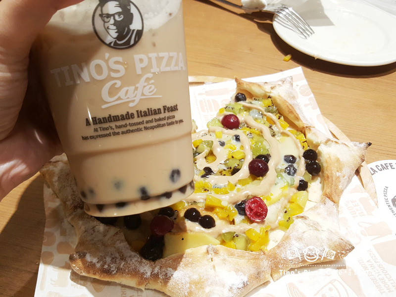 「飽食⁂高雄前鎮」Tinos Pizza Café 堤諾比薩 #珍奶甜星 #義式餐廳 #大魯閣草衙道