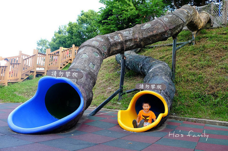 [台北親子遊]無料野放孩子景點！樹洞溜滑梯、玩水、運動玩樂一次滿足～錦和運動公園