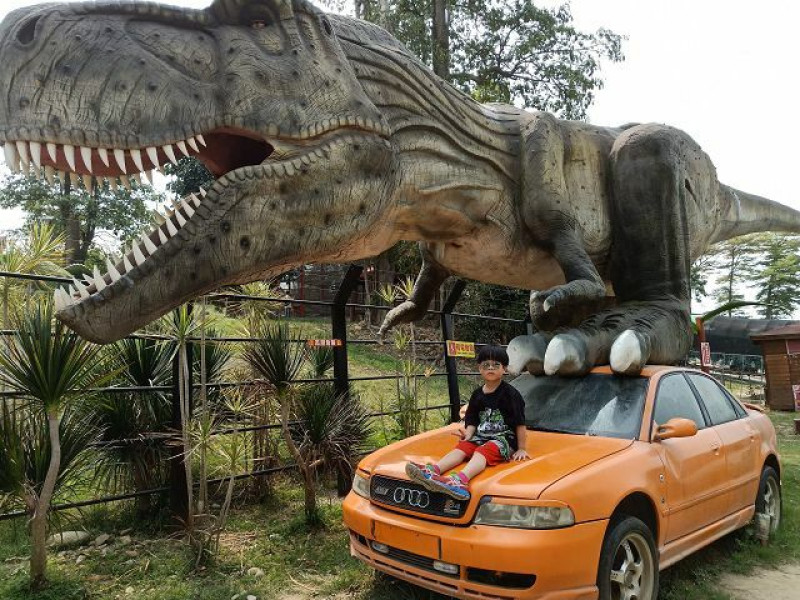百果山探索樂園~~彰化親子景點．恐龍主題樂園．恐龍場景超好拍．小小恐龍迷必訪