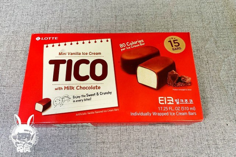 【甜點】樂天 Lotte Tico 可可脆皮香草風味雪糕（原味）全聯社團人氣爆棚 超迷你雪糕