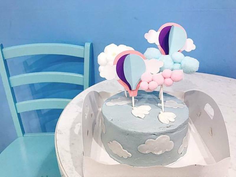 [台北 松山] 中山國中站 烘焙DIY推薦 Welcome Bake 來約會吧！夢幻熱氣球蛋糕