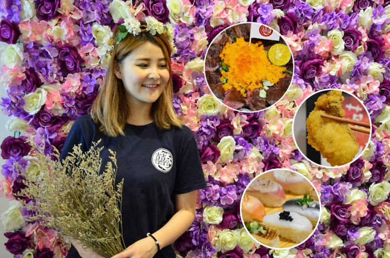 台中餐廳_花囍家日式料理製研所│充滿乾燥花的日式料理店，新鮮漁獲的丼飯、超大顆炸牡蠣。