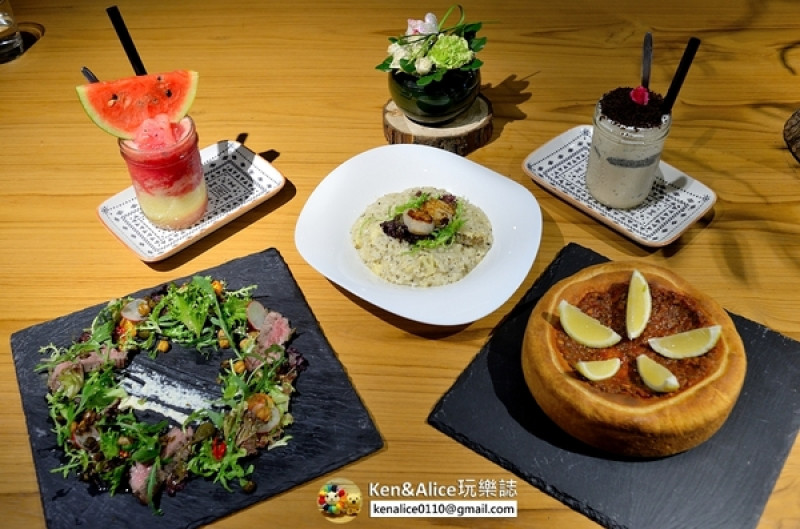 【食】台北中山美食_「棧F.M.L Café花苑拿鐵」將花草意象融入裝潢與菜色的最新打卡熱點        
      