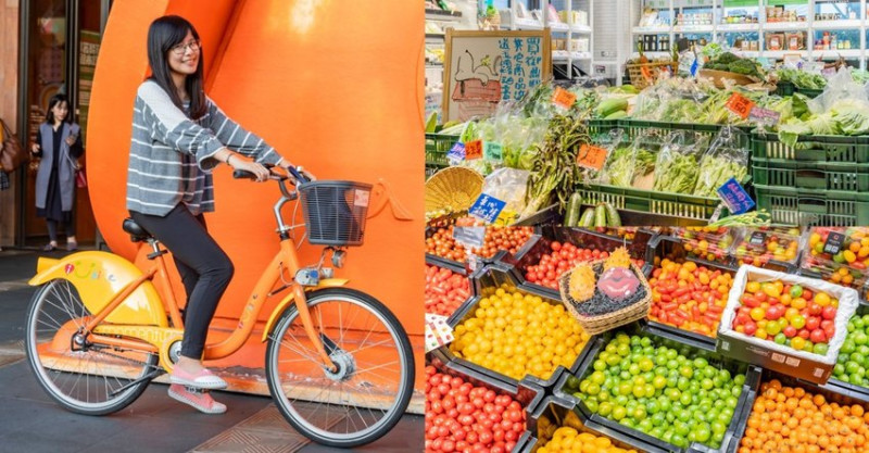 期間限定！騎著iBike微笑單車到第六市場買菜撿好康，即買即食美味帶著走！