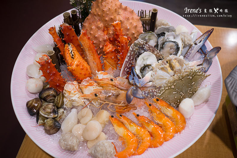 【台北】一片只要10元的生魚片！澎拜的帝王蟹海鮮鍋．民生健康食堂