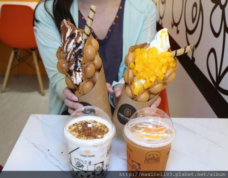 【士林美食】烤杯豬兄弟YEBO HOME創意手作冰淇淋雞蛋仔就在士林夜市@捷運劍潭站