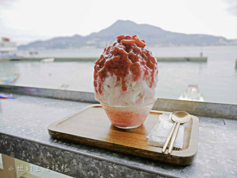 【淡水食記】朝日夫婦,淡水河畔吃一碗沖繩刨冰,約會餐廳,淡水老街美食,淡水渡船頭美食