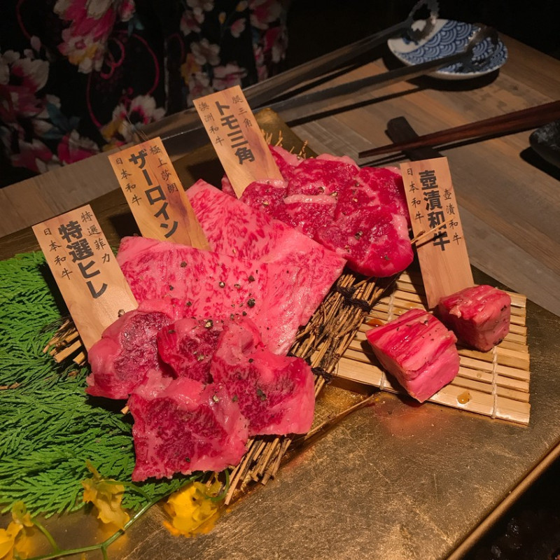 脂 板前炭火燒肉 | 台中 頂級日式燒肉 日本A5和牛 桂丁雞 荷蘭牛舌根 日式庭院風格宛如身處日本！