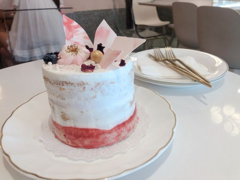 捷運大安站✿Cher Mouton。姆桐 花蛋糕✿貴婦系列午茶~絕美裸蛋糕 竟然是食物不是藝術品呀!?