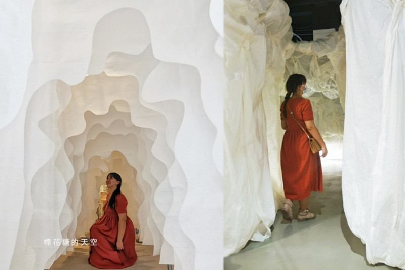 台中大里最新景點超好拍～四大必拍場景免費入場就在臺中纖維工藝博物館 - 棉花糖的天空