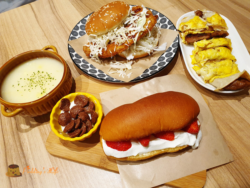 【新竹早午餐】漢堡吐司裡的厚切手作豬排《Miho 美好食日所》季節限定草莓餐包