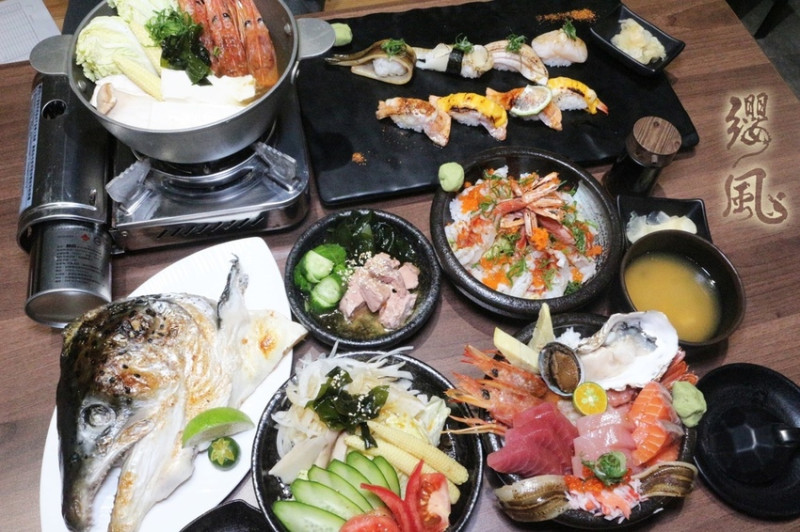 台南中西區日本料理纓風壽司  超彭湃生魚丼飯與平價壽司  內用味噌湯喝到飽