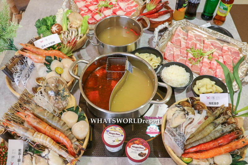 台南火鍋|花花世界鍋物WHATSWORLDresort-火鍋界中的唯一奇葩 - 緹雅瑪 美食旅遊趣