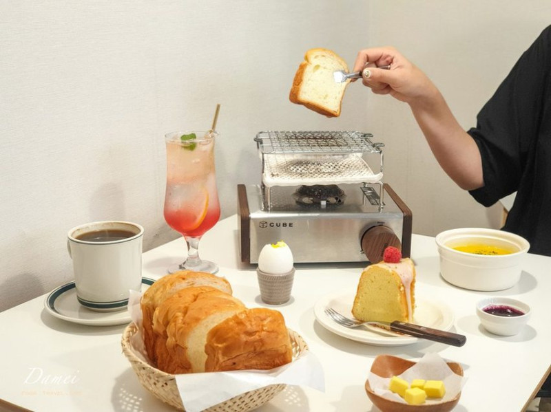 台北大安｜ mumi-cafe-韓系咖啡館裡與妳一起烤土司
