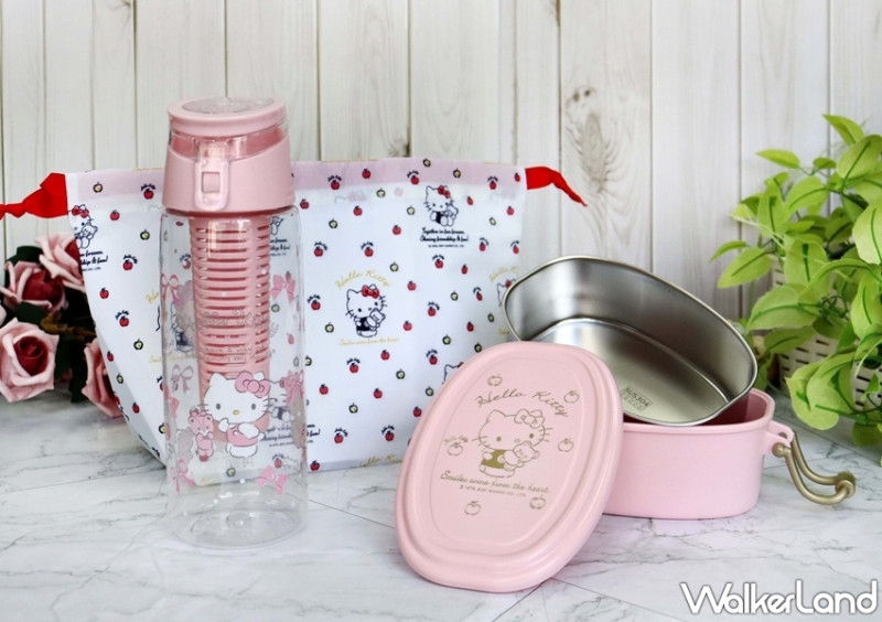 用Hello  Kitty裝便當！7-ELEVEN推出「Hello Kitty便當盒、隨身瓶」，加碼超療癒「Hello Kitty地墊」一起收。