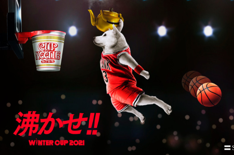 全日本高中籃球聯賽Winter Cup日清杯麵當贊助商，花招百出比球員還搶眼！