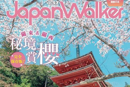 最新Japan Walker 4月號雜誌！現在出不了國沒關係！至少先GET「關東X關西 賞櫻秘境永久保存版」