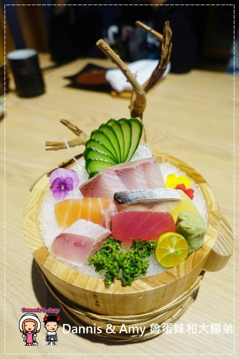 《台北居酒屋美食》心花开日本料理。生鱼片。