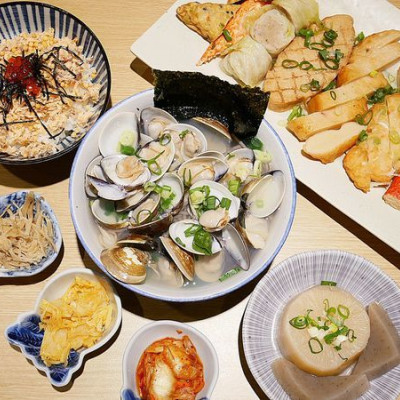 你的關東煮專賣店 - 新竹竹北日式餐點推薦，鮭魚多到炸的茶泡飯和蛤蜊疊成山的蕎麥麵都大推，日式關東煮品質就是讚，美食也能吃得健康沒負擔