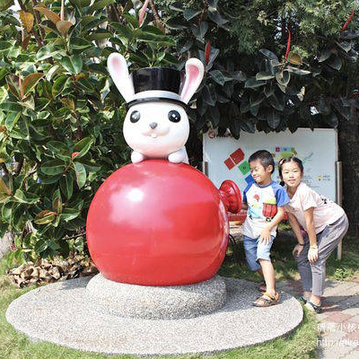 【台中。神岡觀光工廠】台灣氣球博物館。玩氣球，氣球DIY，跟著波波兔的腳步一起進入氣球的繽紛歡樂王國。