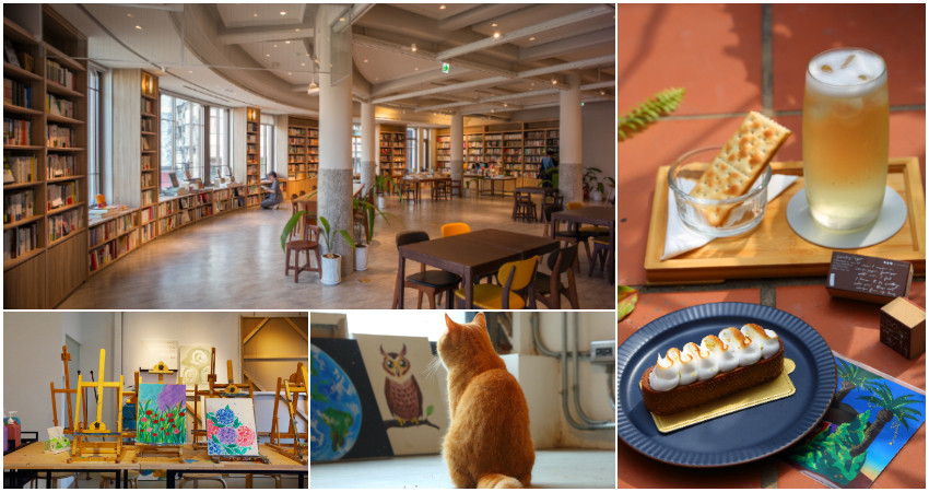 台中不只有浮誇的餐廳，市中心也有不少充滿藝文氣質的地方，充新啟動的書店、能邊喝午茶編畫畫的藝文空間，來自世界各地的文具等著我們挖掘。