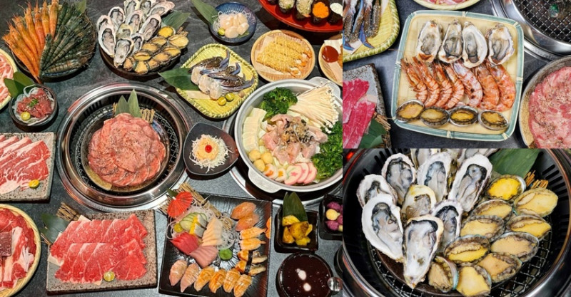 台中吃到飽選這間！日本生食級干貝、澳洲和牛、頂級藍蟹、天使紅蝦與生蠔通通吃到飽，甜點櫃更是大升級！